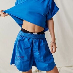 Free People Blue Perfect Pima Boxer Size M